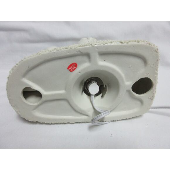 Porcelain Snowman w/ Snow Cone Cart Accent Light White By JCP Home 1996 Vintage - Picture 13 of 13